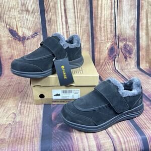 NEW Fitville Women’s 10 EW Extra Wide Casual Air Cushion V2 Black Diabetic Shoes